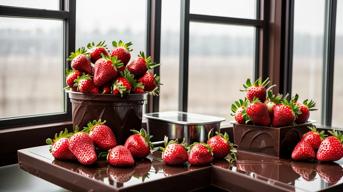 Cómo elegir moldes para fresas con chocolate según el tipo de arreglo