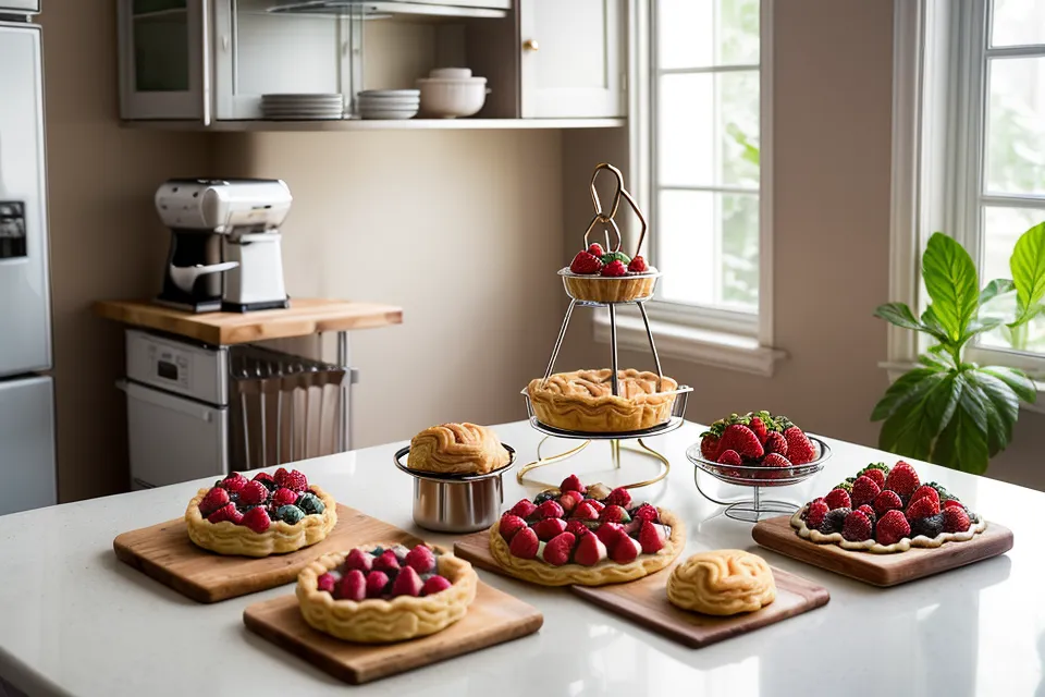 Deshumidificador doméstico en una cocina pequeña para reposteria creativa con fresas con chocolate