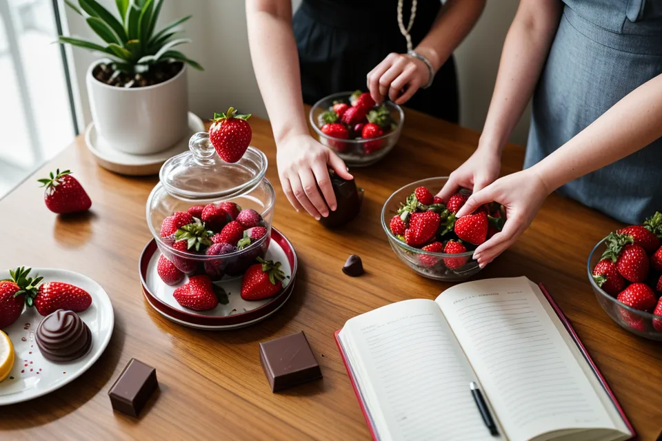 Arreglo final de fresas con chocolate y peluche listo para entregar en un pedido por WhatsApp