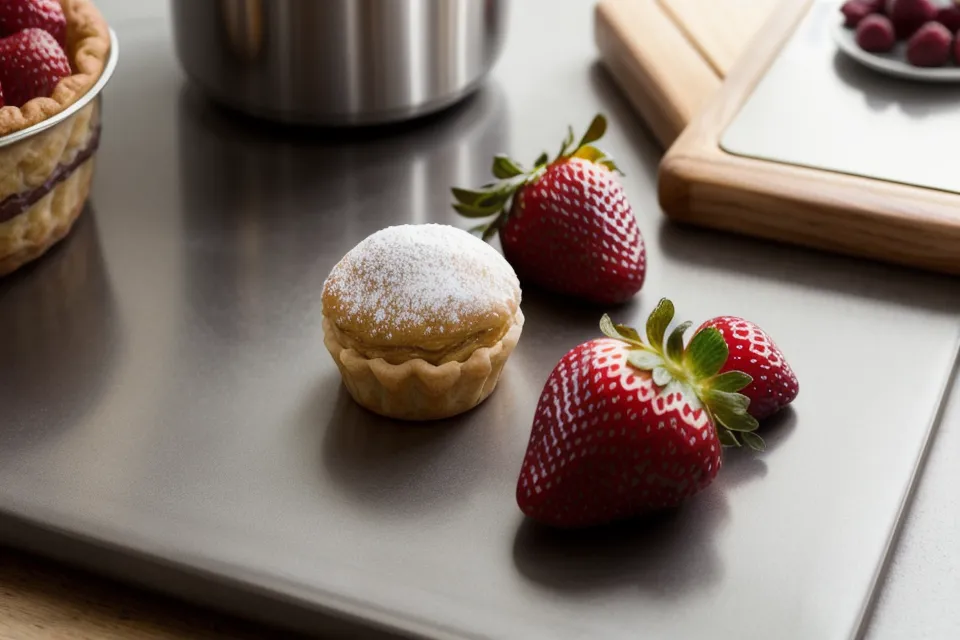 Caja de fresas con chocolate terminada con tarjeta de presentación de esquinas redondeadas
